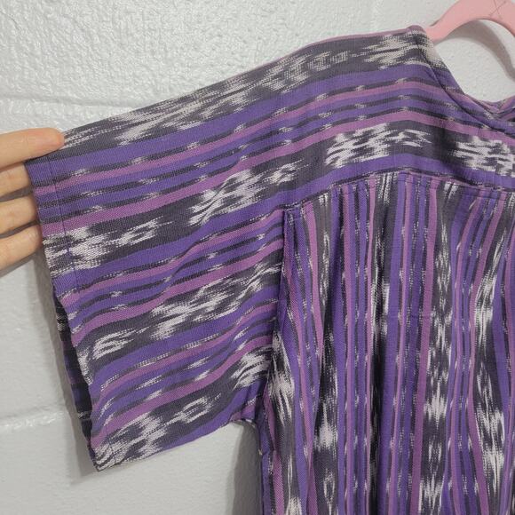 VTG Purple Boho Top - Picture 2 of 8